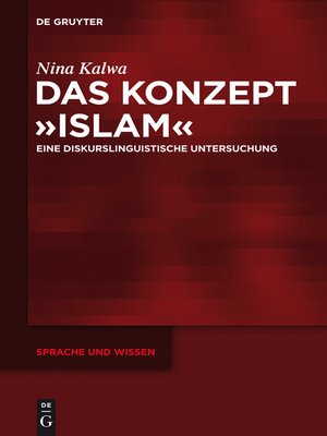cover image of Das Konzept »Islam«